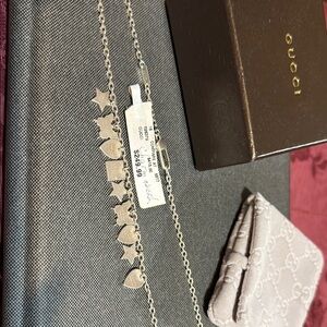 Gucci Silver Charm Necklace